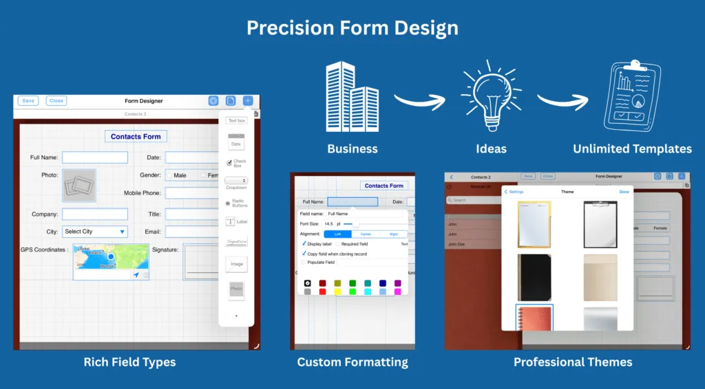 Drag and drop form builder
