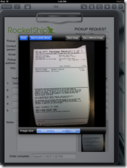 Capturing Receipts on your iPad Form