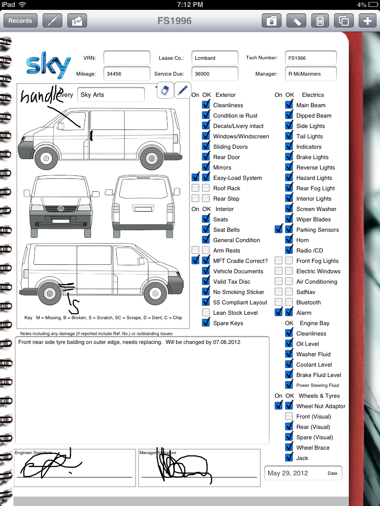 Used Car Inspection Checklist Printable Vehicle Inspection Checklist