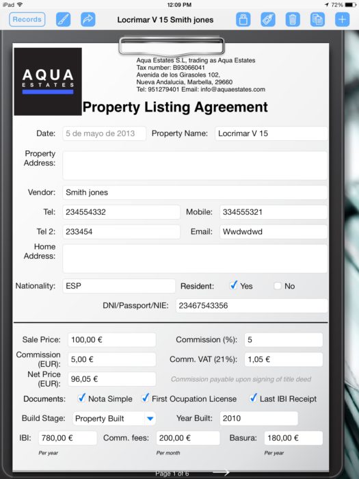 Real Estate Agent Creates Property Listing Form | Form Connections